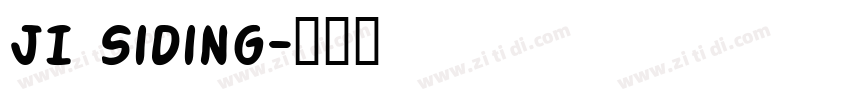JI Siding字体转换